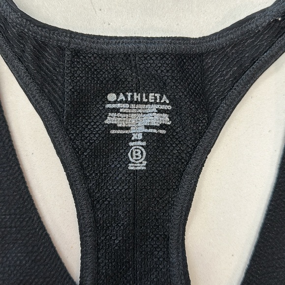 Athleta Stretch Thick Knit Tank Top Black XS - Picture 11 of 11